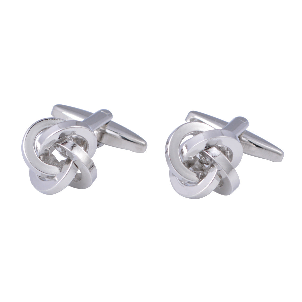 Cyclone Silver Cufflinks